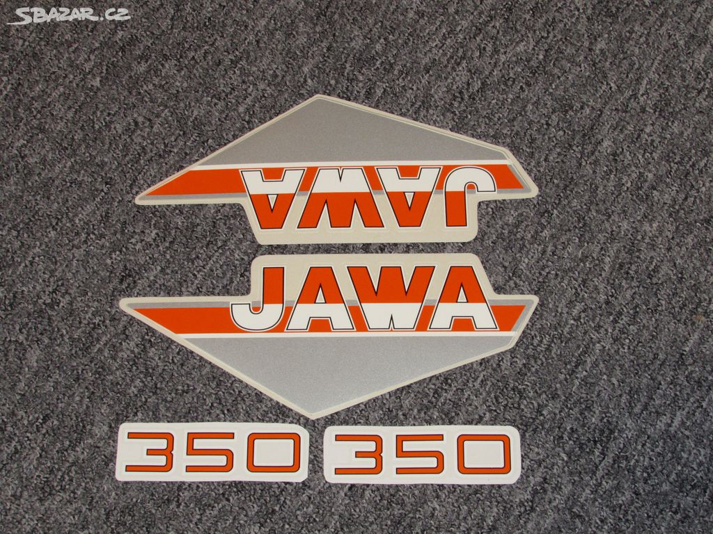 Jawa 350 samolepky sada moto