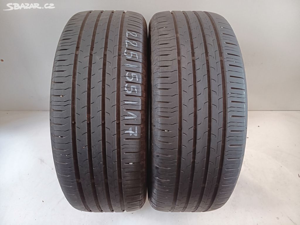 Letní pneu 225/55/17/Continental + GoodYear