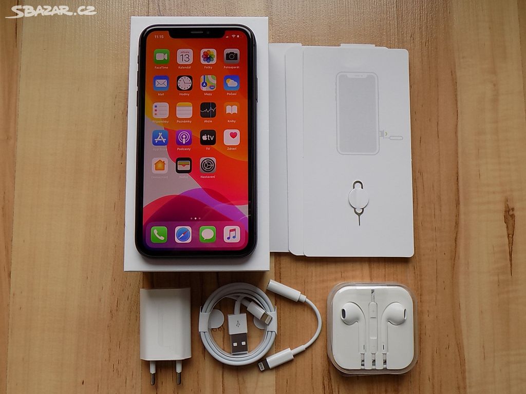 APPLE iPhone 11 64GB Black, ZARUKA, TOP STAV