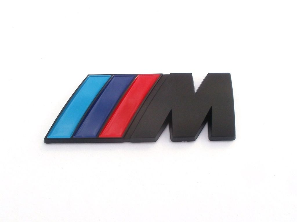 znak BMW M černý