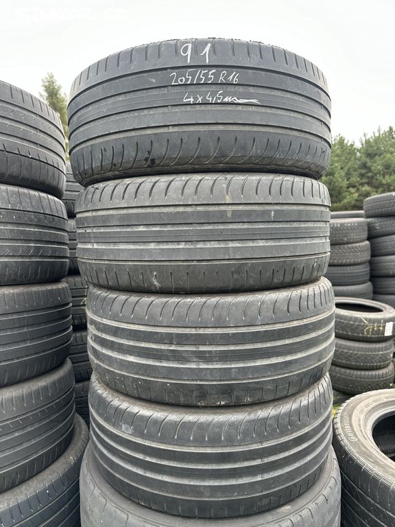 VÝPRODEJ !! 4x letní pneu 205/55 R16