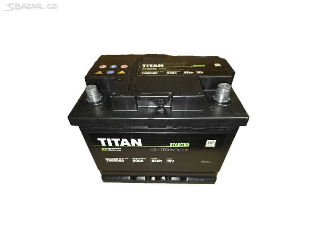 Autobaterie TITAN 12V 65Ah 600A