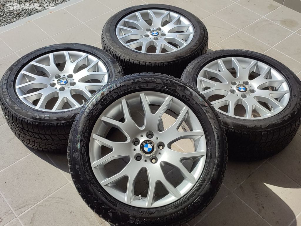 Originál ALU kola BMW 19" 5x120 ET48 pneu 255/50