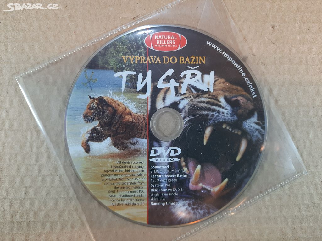 DVD Výprava do bažin Tygři