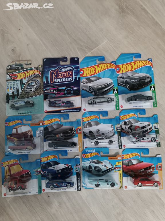 Hot wheels bmw, audi, mercedes, vw, porsche