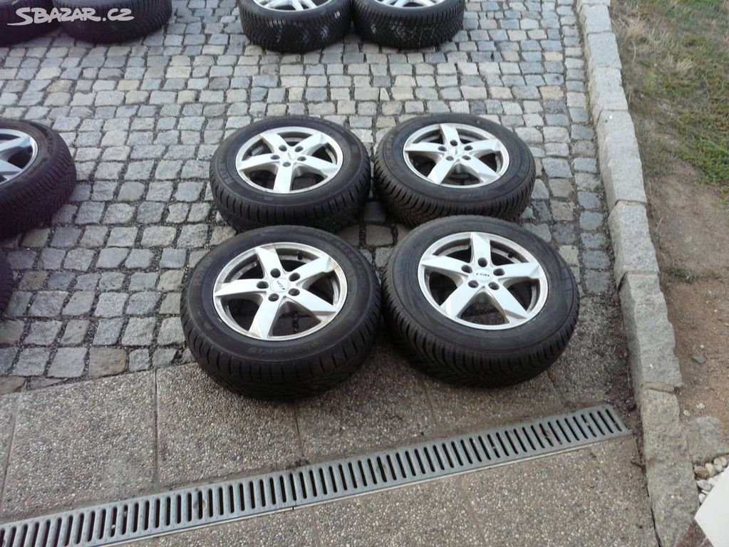 ALU KOLA + ZIMNÍ PNEU ŠKODA SEAT VW 195/65R15