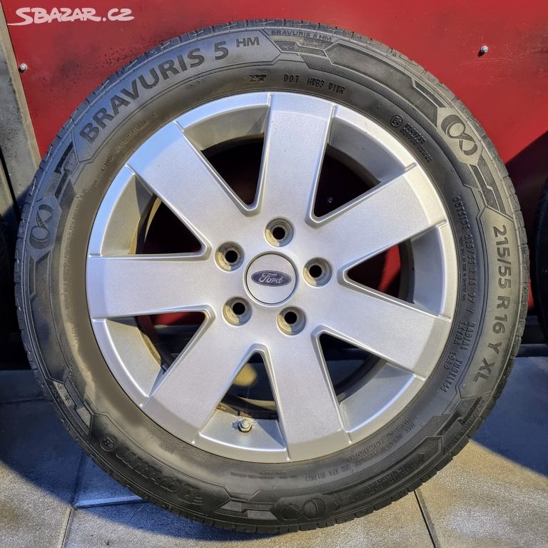 16"LETNÍ OBUTÁ ALU KOLA 5x112 ORIGINÁL FORD GALAXY