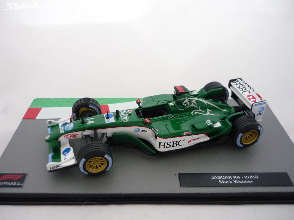 Jaguar R4 2003 Webber Formule F1 Altaya 1/43