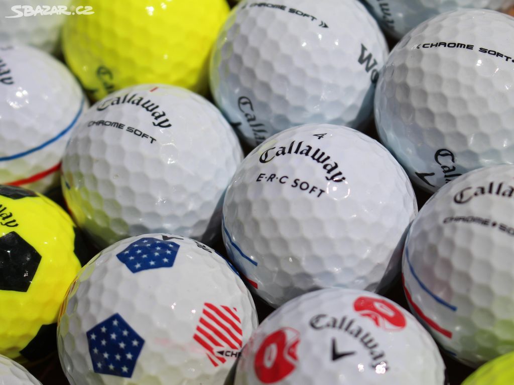 Golfové míčky - CALLAWAY chrome soft