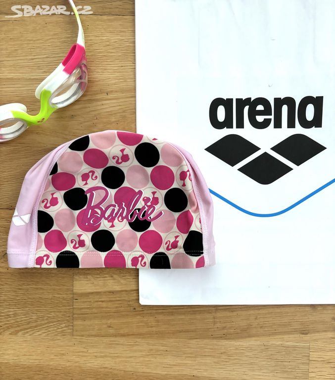 ARENA Barbie plavecká čepice do 10 let