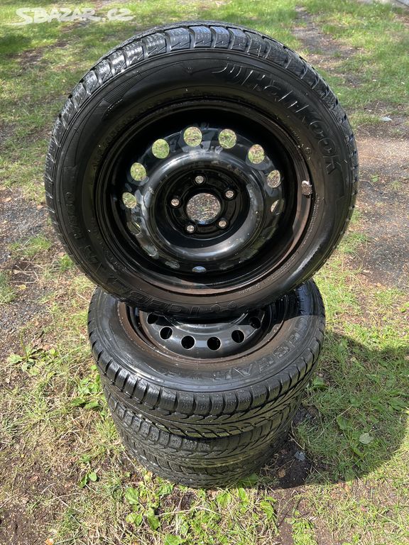 Zimní plechové kola Hankook 5x114.3, 185/65/R15