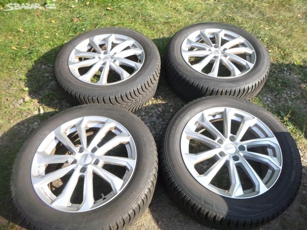 4x alu (5x114,3) zimní pneu 235/55 r18 (8 mm)