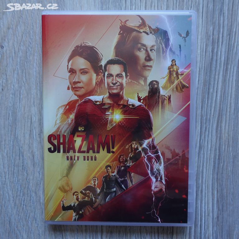 DVD film DC - SHAZAM! Hněv bohů - prázdná krabička