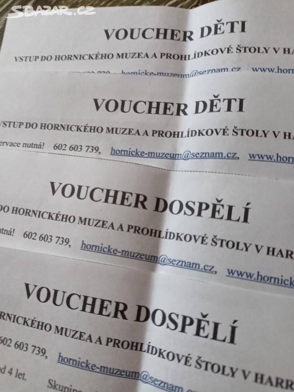 VOUCHER 2+2 Hornické muzeum a štola Harrachov