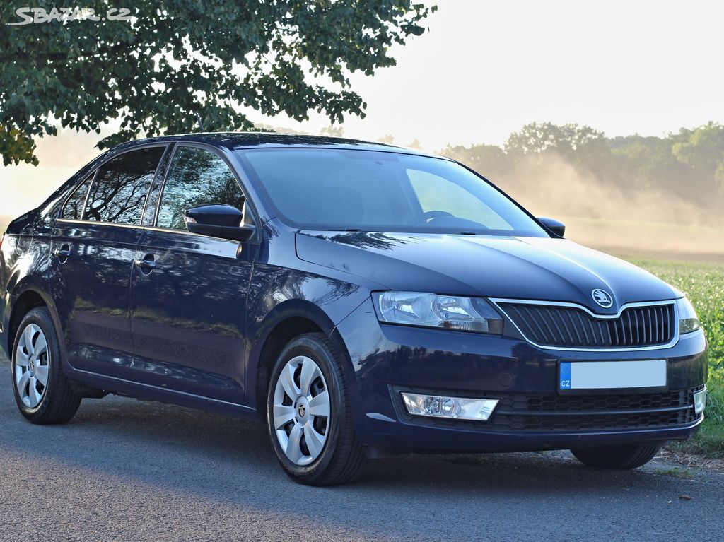 pěkná Škoda Rapid 1,2 TSI 66kW, 2016, CZ, 2x kola