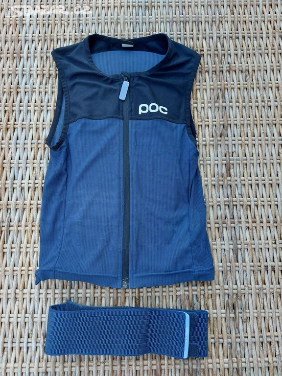 POC VPD AIR VEST JR Cubane Blue dětský páteřák - M