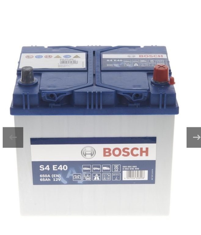 BOSCH - nová startovací baterie