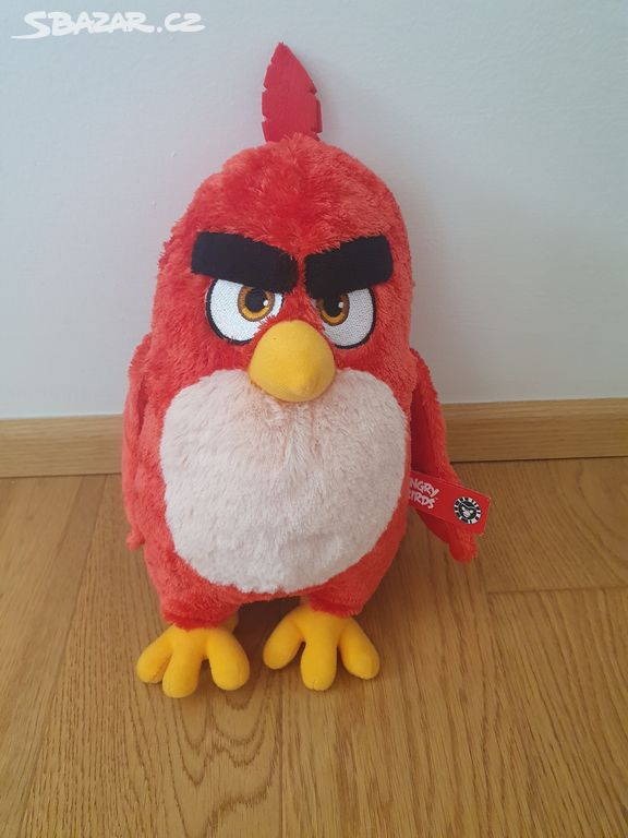 Plyšák Billa - Angry Birds, červený