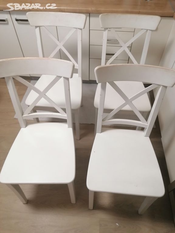 4x židle Ingolf ikea