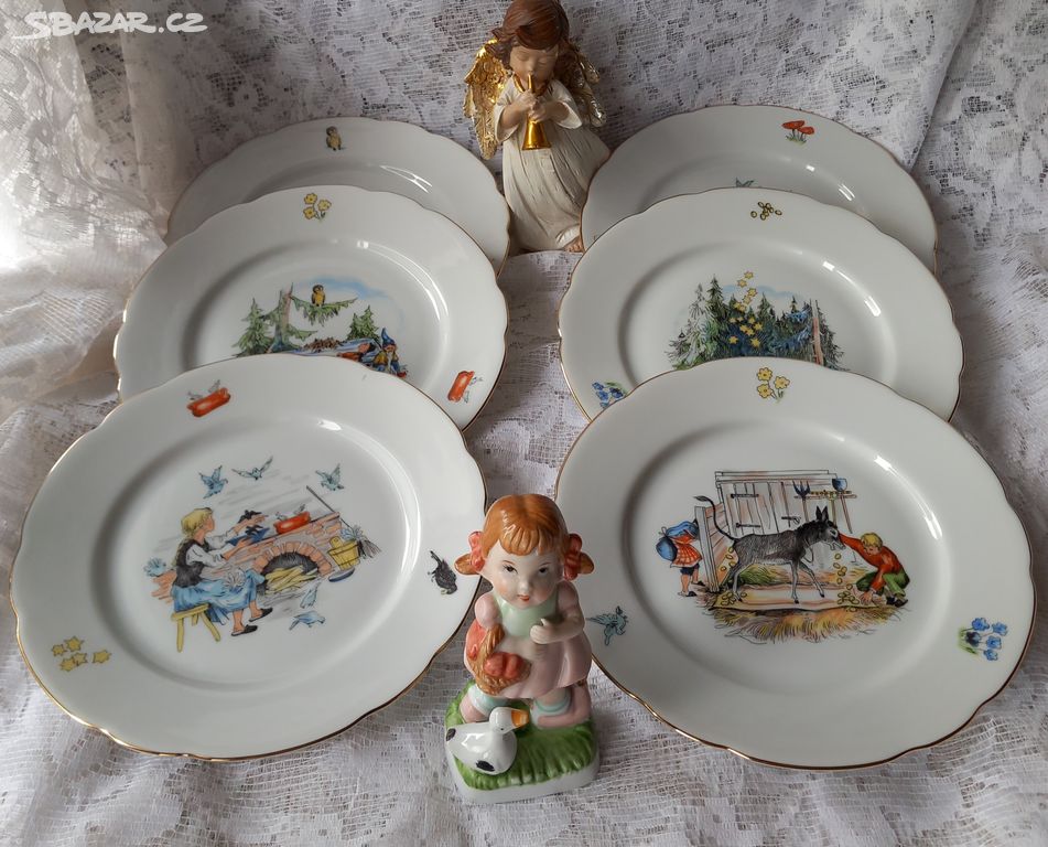 Dětský porcelánový talíř