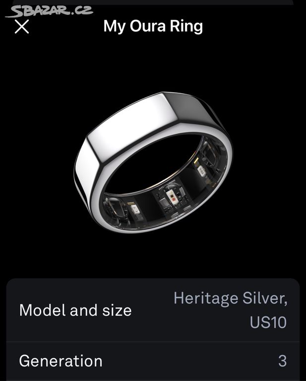 Oura Ring gen3 - chytrý prsten