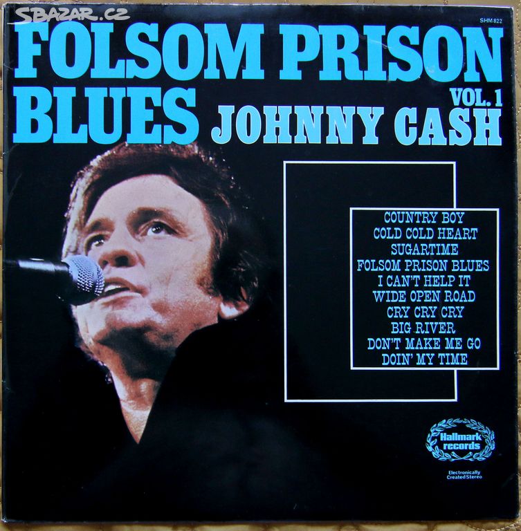 LP deska - Johnny Cash - Folsom Prison Blues