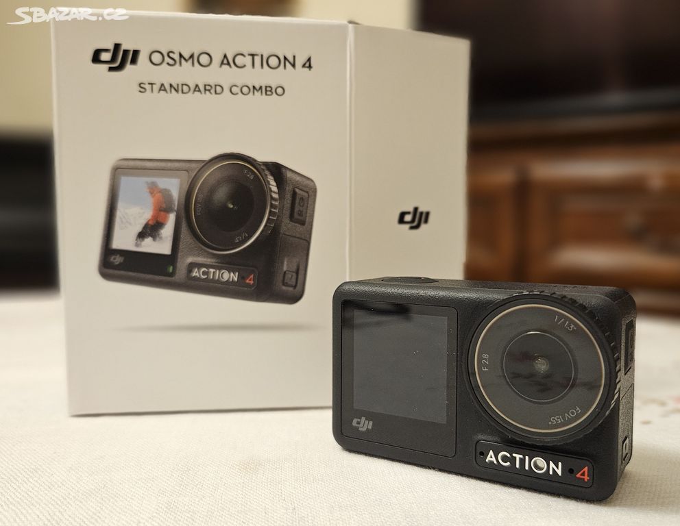 DJI Osmo Action 4 Standard Combo + SD256, v záruce