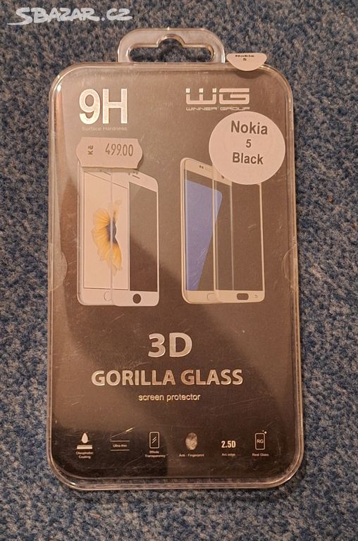 tvrzené sklo NOKIA 5 ochranné 3D