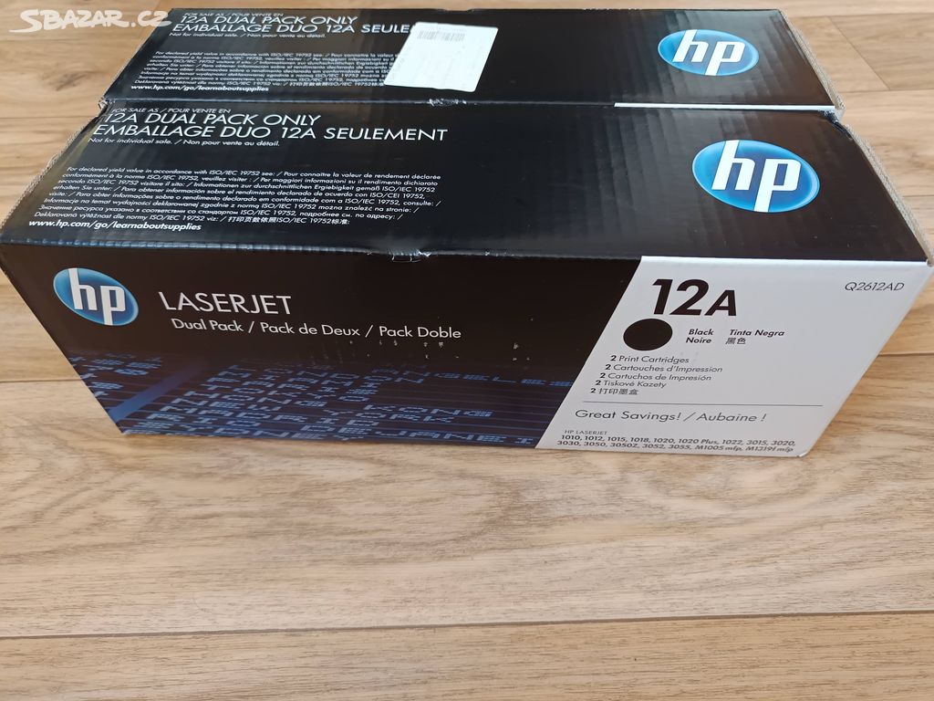 Originální toner HP Q2612AD (12A), 2-pack - 2x