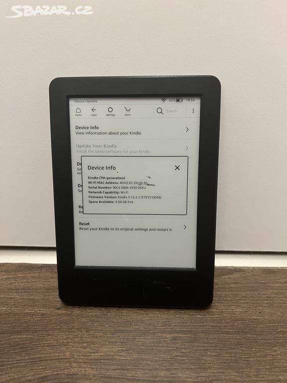 Amazon Kindle 7. gen čtečka knih 4GB černá