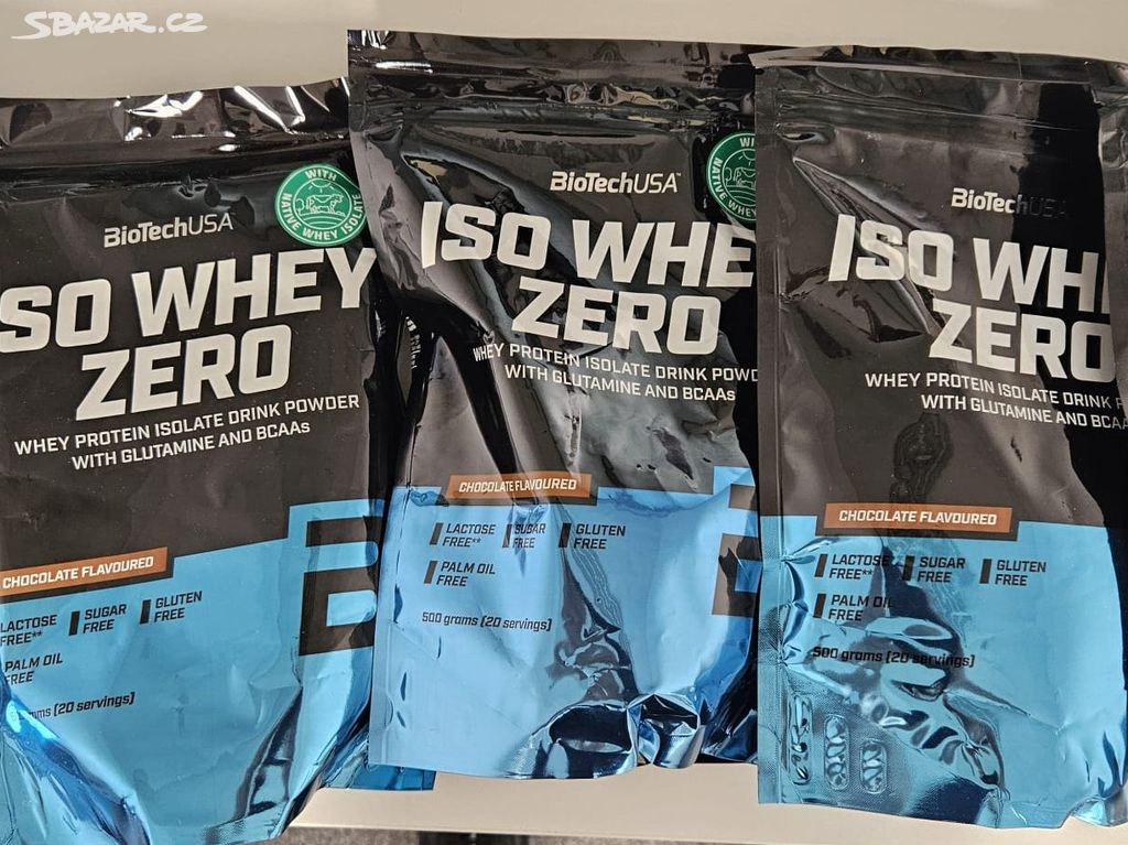 Protein Iso Whey Zero BioTechUSA Příchuť čokoláda