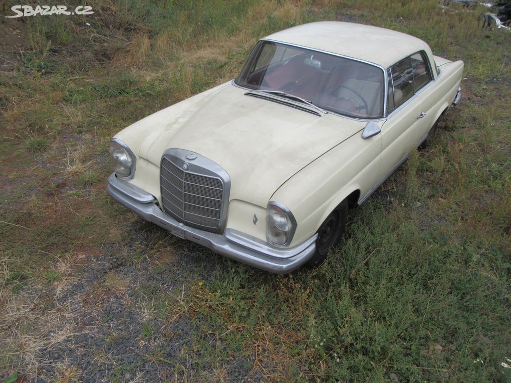 Mercedes Benz W111 220 coupe, dovoz CH, r.v.1963