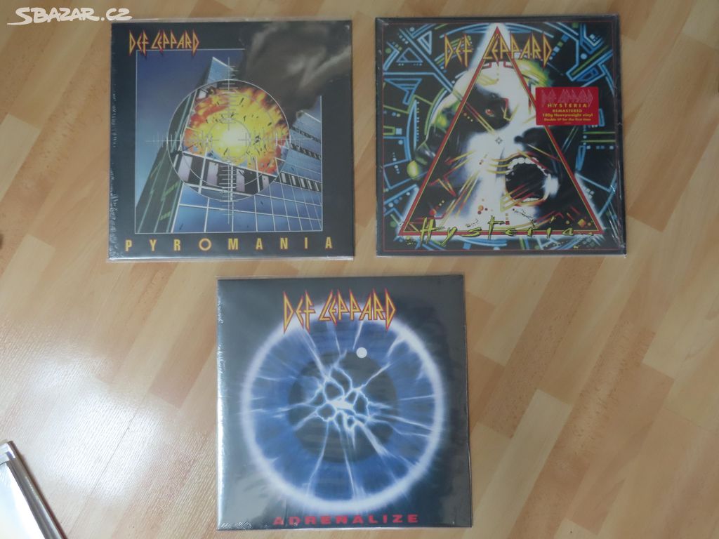 def lepard vinyl nové zabalené / kiss ac dc