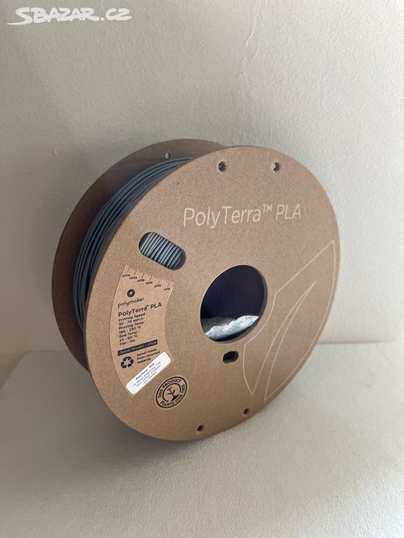 Filament Polymaker PolyTerra PLA Fossil Grey1,75mm