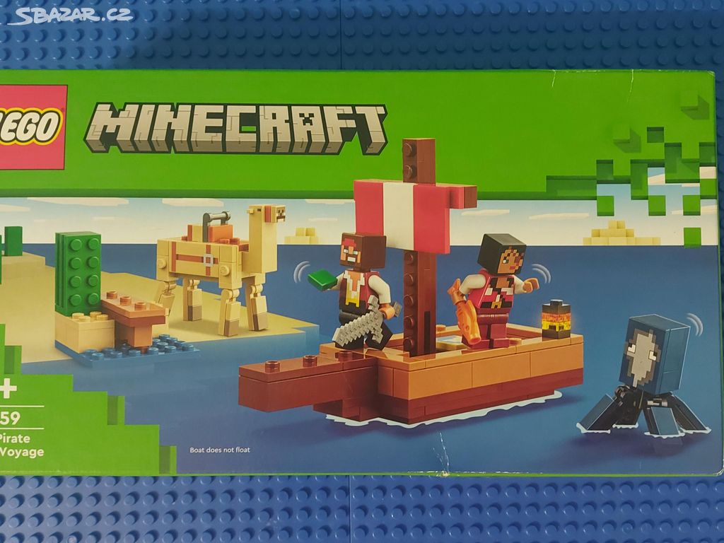 Lego Minecraft 21259 Plavba na pirátské lodi