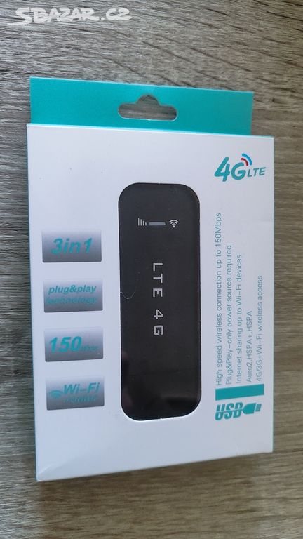 Nový USB SIM LTE 4G WiFi Dongle Router