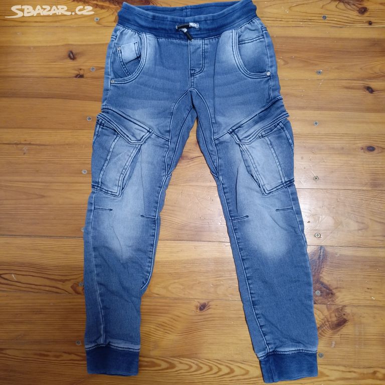 Chlapecké kapsáčové denim rifle vel.146