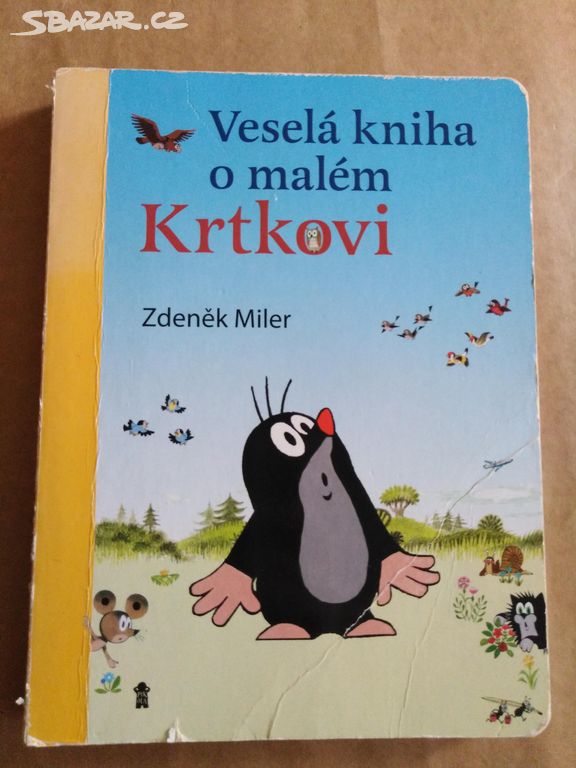 Veselá kniha o malém Krtkovi-poškozené desky vazby