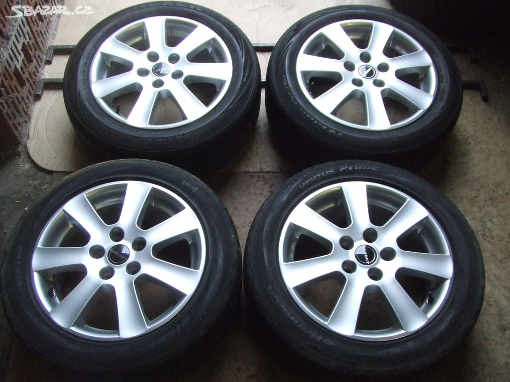 16 alu Borbet 5x112 mm na VW, Škoda, Audi atd.