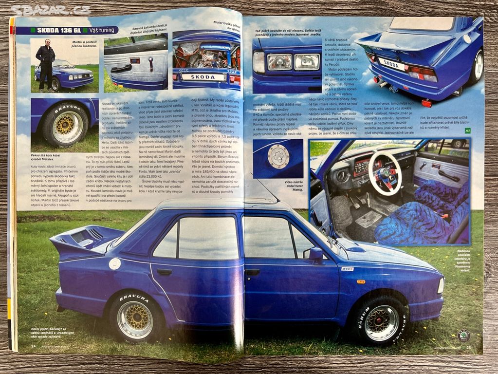 Časopis Autosport & Tuning 8/2002 - Škoda 136GL