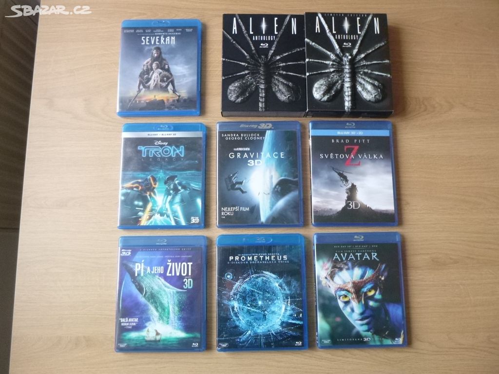 blu-ray SEVERAN, Gravitace a vyprodane 3D pecky