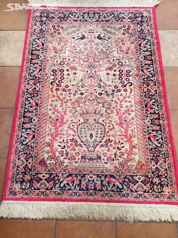 Perský koberec hedvábný 150 x 95 cm