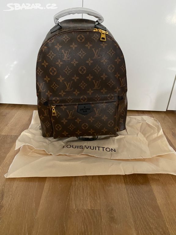 Nadherny velký Kožený Louis Vuitton batoh taska