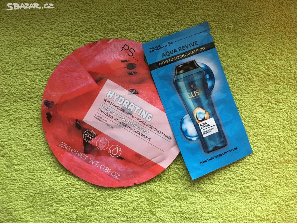 NOVÁ hydratační pleťová maska a vyživující šampón