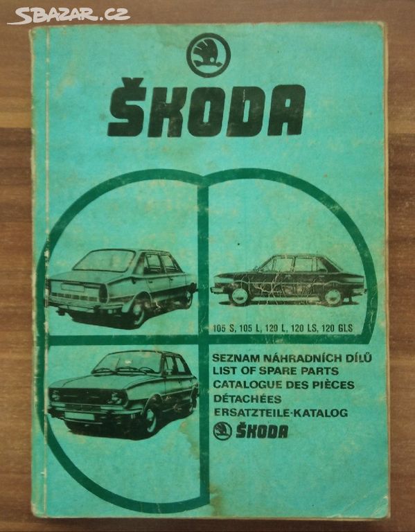 Seznam náhradních dílů Škoda 105, 120 (4.)