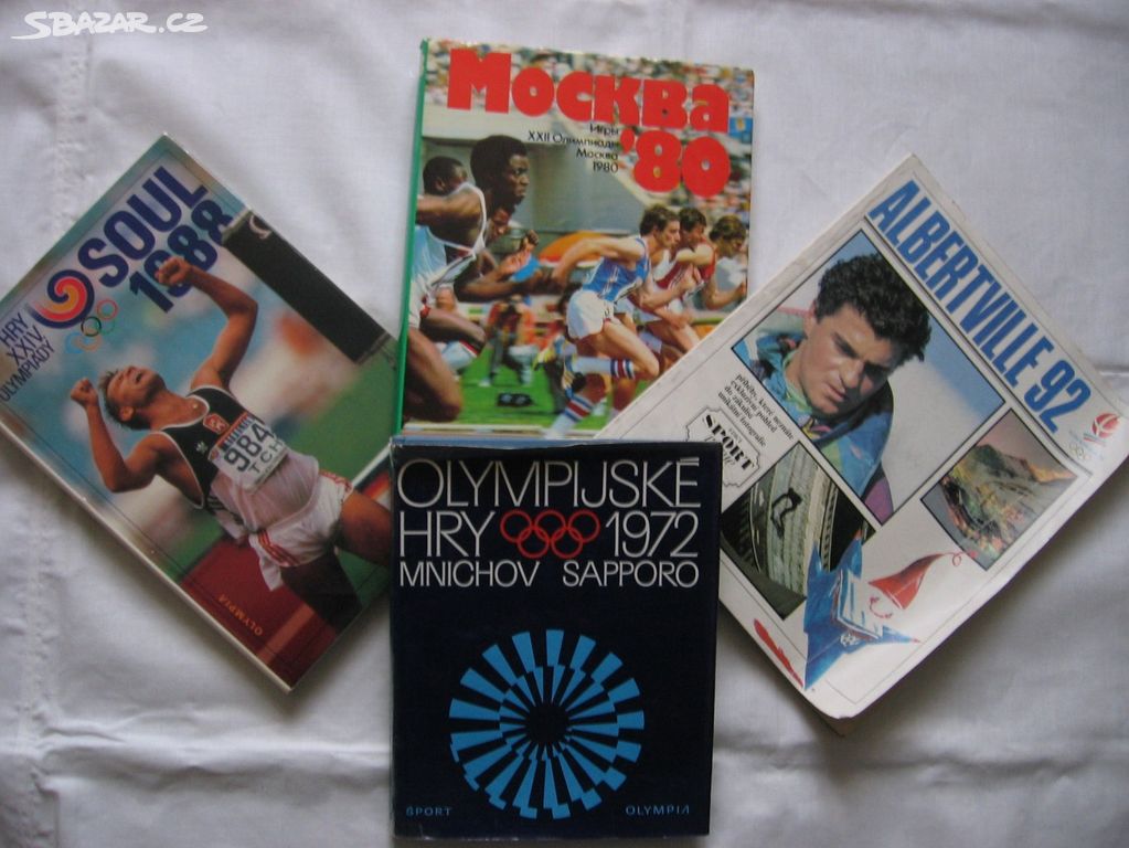 olympijské hry 4  knihy i jednotlivě