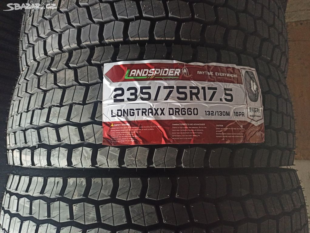 Nákladní pneumatiky Landspider 235 75 17.5