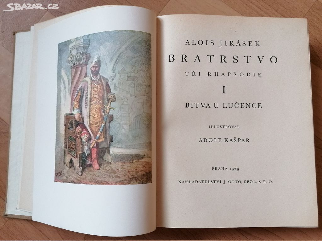 2 historické knihy Alois Jirásek 1929 a 1936
