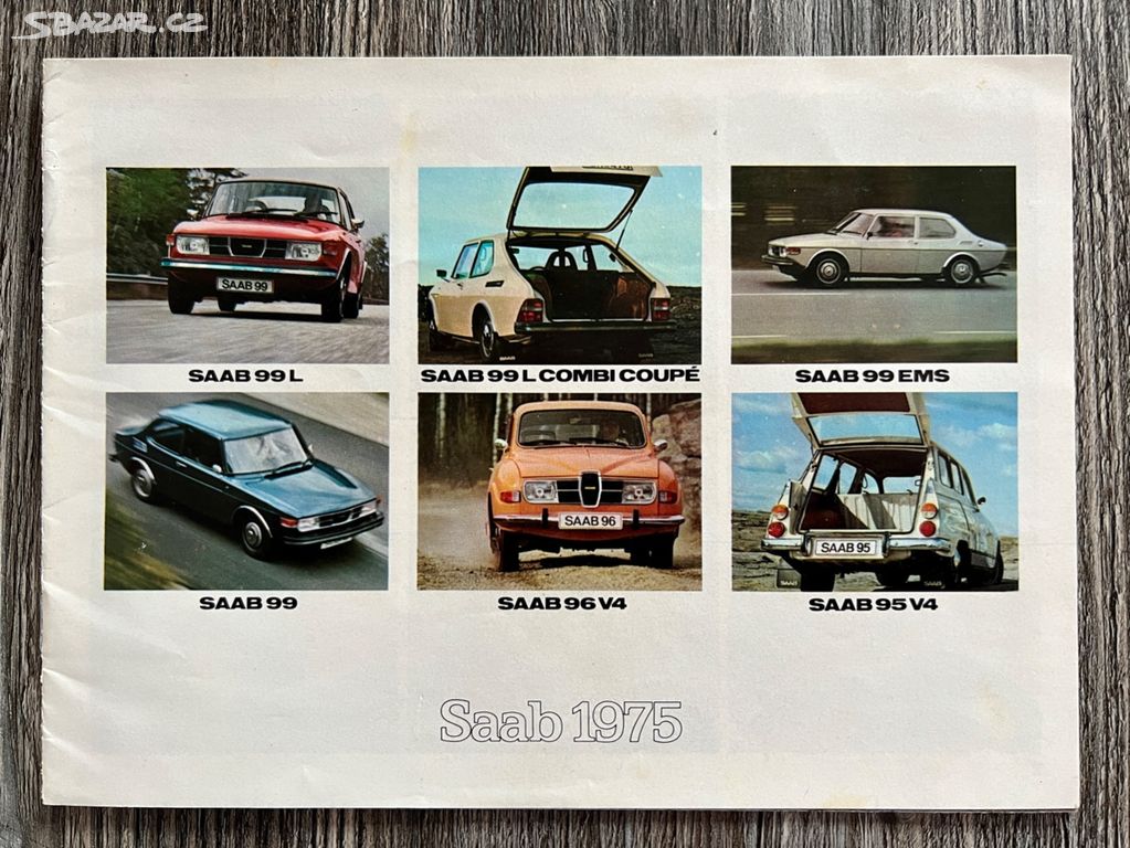 Katalog Saab 1975 - modely 99 / 96 / 95