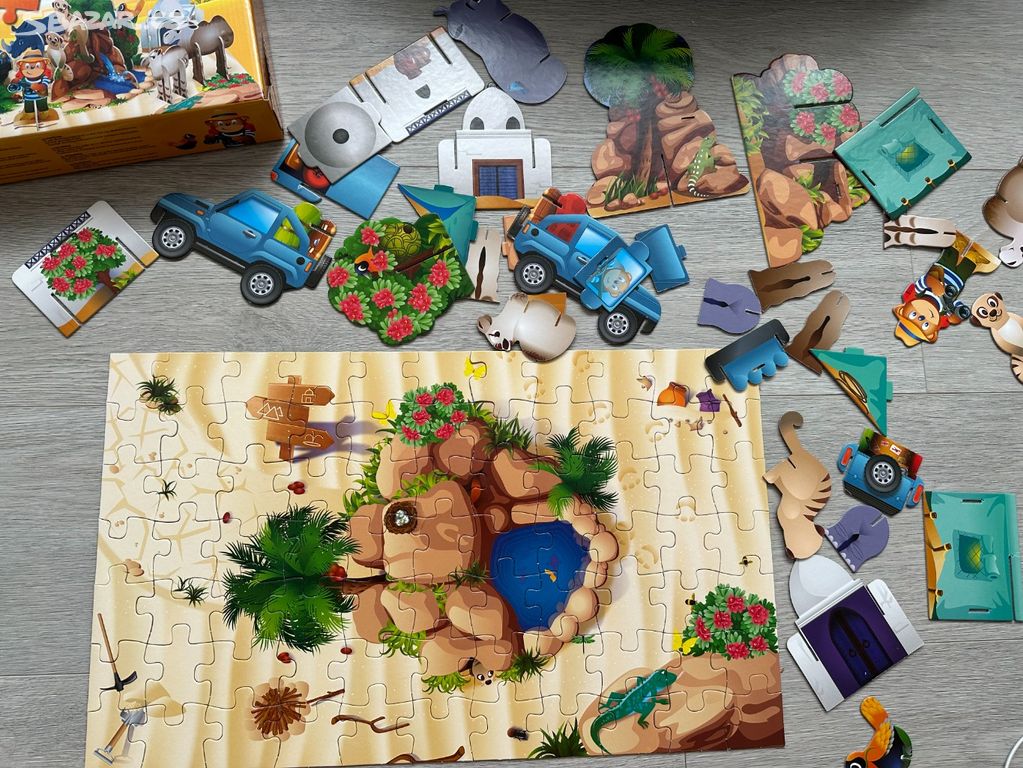 3D puzzle se zvířátky, 111 dílků